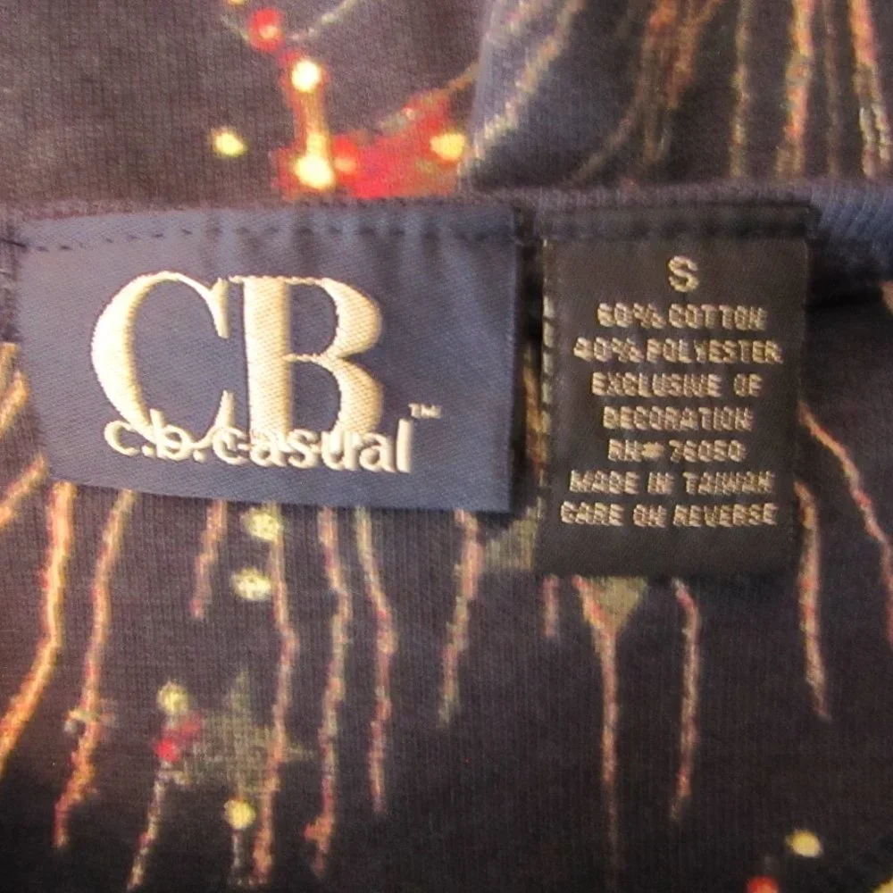 4th of July | Sequined | Women's | Tank Top | Small | C.B. Casual - Picture 3 of 3